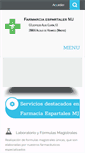 Mobile Screenshot of farmaciaespartalesmj.com
